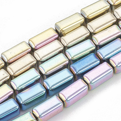 Electroplate Non-magnetic Synthetic Hematite Beads Strands G-N0322-11-1