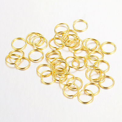 Iron Open Jump Rings IFIN-A018-8mm-G-NF-1