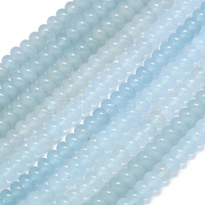 Natural Malaysia Jade Beads Strands X-G-B165-G01-5x8mm-07-1