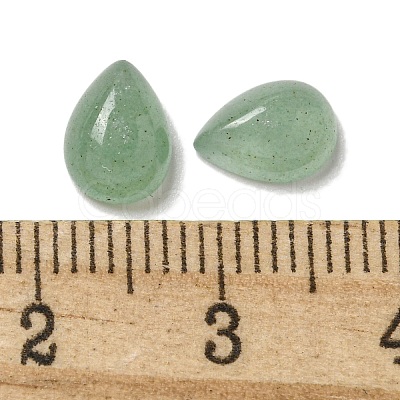 Natural Green Aventurine Cabochons G-Q173-02B-10-1