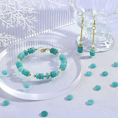 Dyed Natural White Jade Beads Strands G-NB0002-70-1