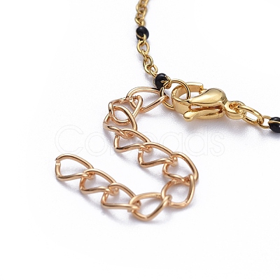 Infinity 201 Stainless Steel Link Bracelets BJEW-JB05288-03-1