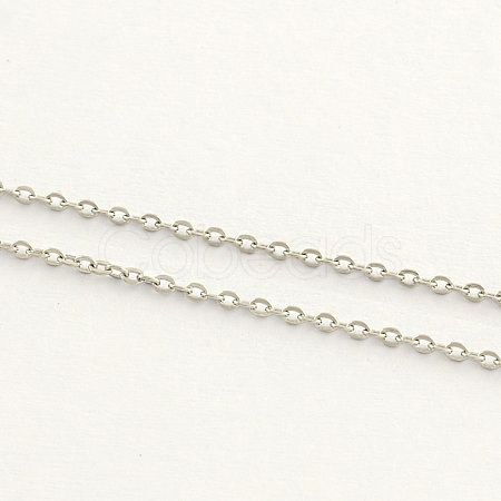 Tarnish Resistant 304 Stainless Steel Cable Chains CHS-Q001-10-1