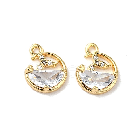 Brass Charms KK-B079-04G-1