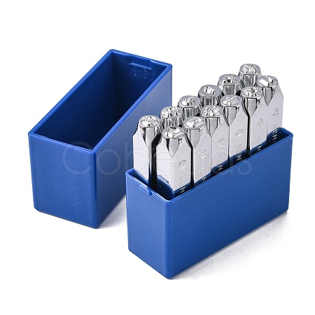 Iron Metal Stamps AJEW-L060-10-1