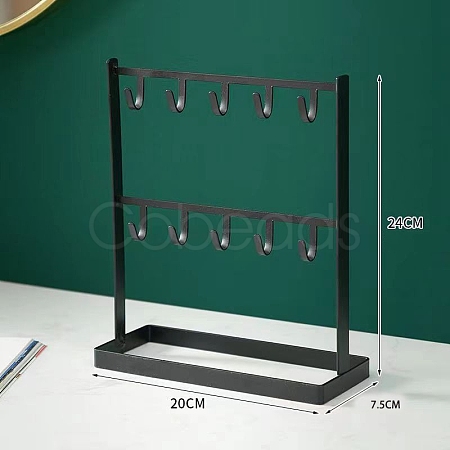 Iron Jewelry Display Rack PW-WG52969-02-1