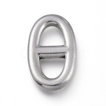 Tarnish Resistant 304 Stainless Steel Connector Charms STAS-H120-11P-1