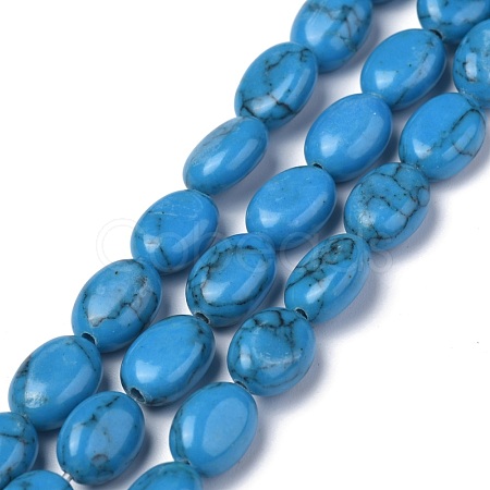 Synthetic Turquoise Bead Strand G-Z006-A37-1