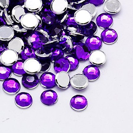 Imitation Taiwan Acrylic Rhinestone Cabochons GACR-A002-5mm-04-1