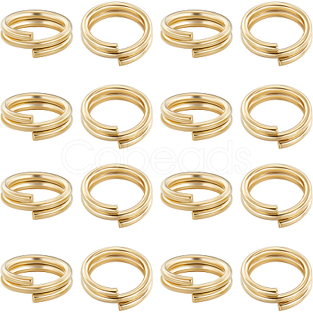 120Pcs Brass Split Rings KK-BBC0023-11A-1