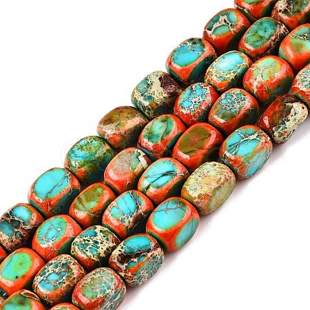 Natural Imperial Jasper Beads Strands X-G-N342-62G-1