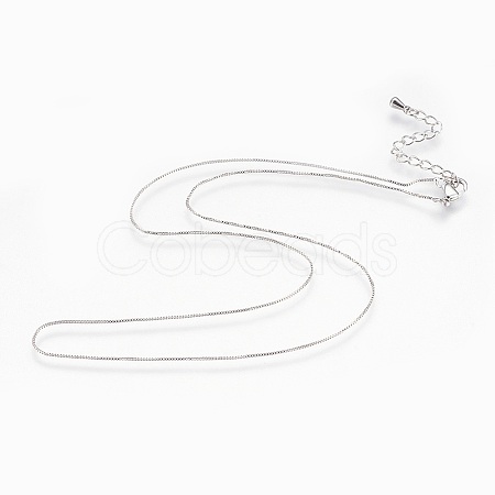 Brass Chain Necklaces X-NJEW-P222-05P-1