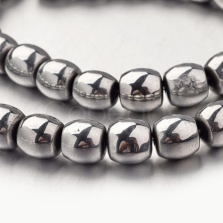 Electroplate Non-magnetic Synthetic Hematite Bead Strands G-F300-43-01-1