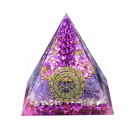 Orgonite Pyramid Resin Energy Generators PW-WG35031-01-1