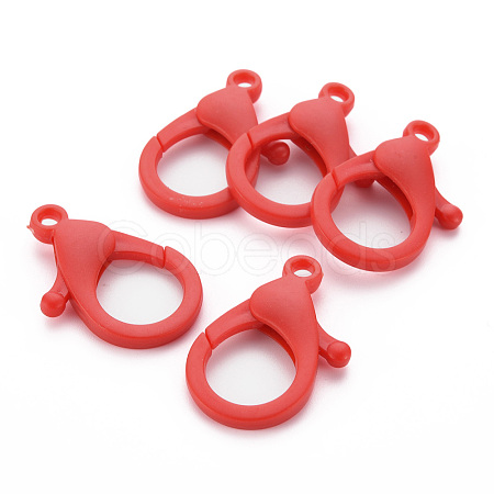 Plastic Lobster Claw Clasps X-KY-ZX002-16-B-1