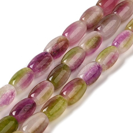 Natural Dyed White Jade Beads Strands G-M402-A01-03-1
