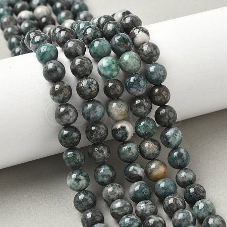 Natural Dioptase Beads Strands G-D302-02-8mm-1