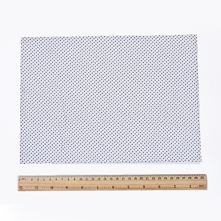 Polka Dot Pattern  Printed A4 Polyester Fabric Sheets DIY-WH0158-63A-01-1