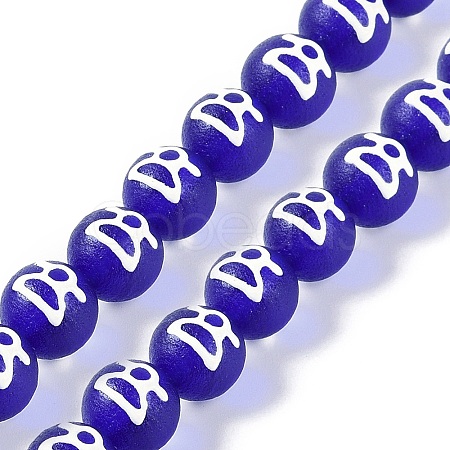 Handmade Lampwork Beads GLAA-B021-07B-11-1