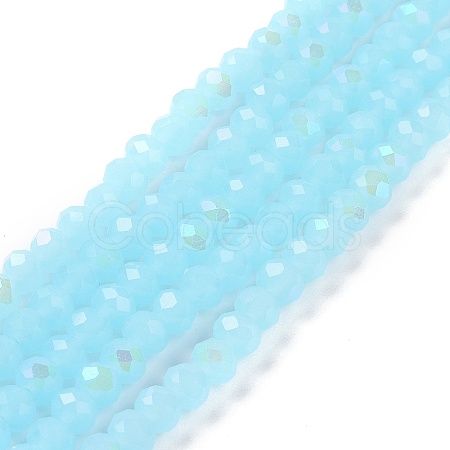 Electroplate Glass Beads Strands EGLA-A034-J3mm-L06-1