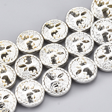 Electroplate Non-magnetic Synthetic Hematite Beads Strands G-T061-180S-1