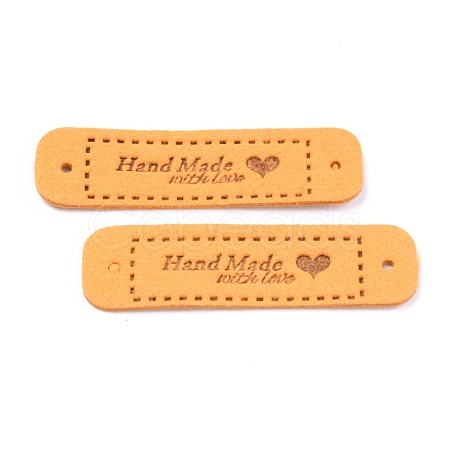 PU Leather Label Tags DIY-H131-A04-1