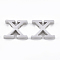 Tarnish Resistant 304 Stainless Steel Pendants, Stainless Steel Color, Letter, Letter.X, 11.5x15x3mm, Hole: 1.8mm