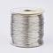 Eco-Friendly Round Copper Wire, Copper Beading Wire for Jewelry Making, Long-Lasting Plated, Platinum, 28 Gauge, 0.3mm, about 3215.22 Feet(980m)/500g