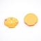 Resin Cabochons Accessories, Imitation Shell, Yellow, 21.5x24x9mm