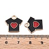 Alloy Enamel Pendants ENAM-S121-088C-3