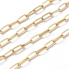Soldered Brass Paperclip Chains CHC-G005-06G-2
