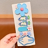6Pcs Iron Snap Hair Clips PW-WG55E3A-04-1