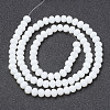 Opaque Solid Color Glass Beads Strands EGLA-A034-P2mm-D01-2
