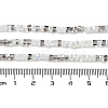 Gradient Color Electroplate Glass Bead Strands X-GLAA-E042-05-B02-5