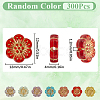 300Pcs Plating Acrylic Beads TACR-SC0001-32-2