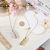 2Pcs 304 Stainless Steel Perfume Bottle Pendants DIY-WR0005-50-3