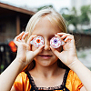 32Pcs 8 Styles Resin Craft Doll Eyes Cabochons DIY-FH0007-28-6
