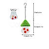 Resin & ABS Bird Hanging Feeder PW-WG45794-01-1