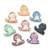 16Pcs 8 Styles Alloy Enamel Pendants ENAM-CJ0004-93-7