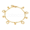 304 Stainless Steel Bracelets BJEW-D458-07G-5