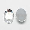 Acrylic Rhinestone Flat Back Cabochons GACR-Q011-20x30-02-2