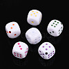 Opaque Acrylic Beads SACR-T035-18M-2