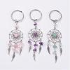 Natural Chip Gemstone Keychain KEYC-JKC00119-1