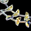 Electroplate Transparent Glass Beads EGLA-H112-05HP-01-3