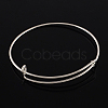 Adjustable Iron Expandable Bangle Making BJEW-R038-P-1