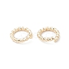 Brass Twisted Open Jump Rings KK-WH0060-02B-G-2
