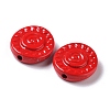 Spray Painted Alloy Bead PALLOY-H134-49-2