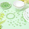 450Pcs 4 Styles Spray Painted Crackle Glass Beads CCG-PA0001-09B-4