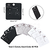 150 Pcs 3 Colors PVC Earring Card Holder for Earring Display CDIS-CA0001-07-2