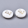 Natural Freshwater Shell Beads SHEL-S266-12E-1